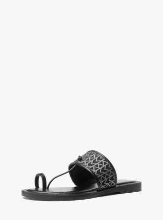 Żakardowe sandały Ashtin MK2000 Logo