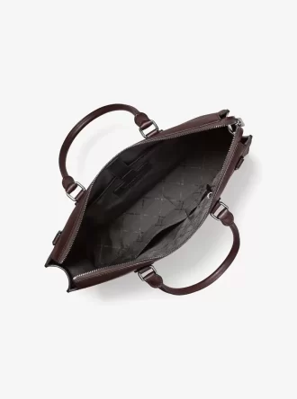 Aktówka skórzana Edison Medium odporna na zarysowania