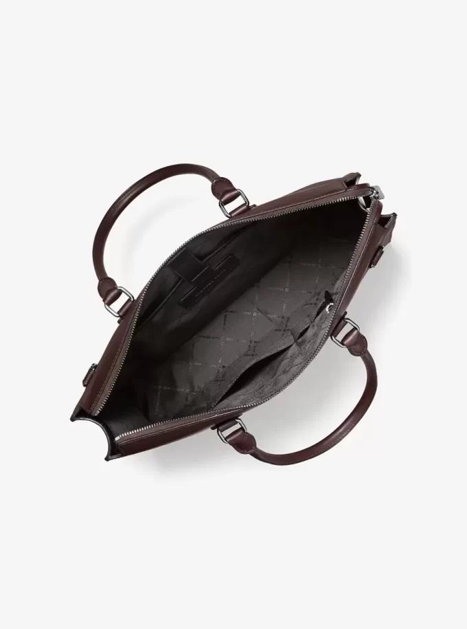 Aktówka skórzana Edison Medium odporna na zarysowania