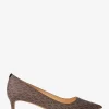 Alina Flex Signature Logo Kitten Heel Pump