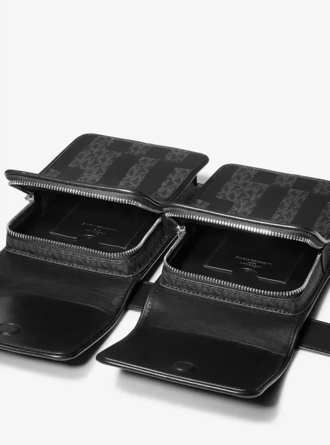 ASHYA X MICHAEL KORS Saga Signature i skórzana torba wielofunkcyjna