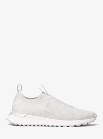 Bodie Logo Embossed Stretch Knit Slip-On Adidasy