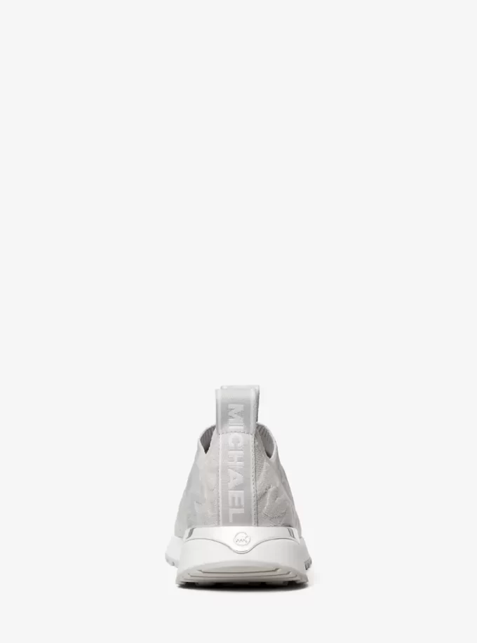 Bodie Logo Embossed Stretch Knit Slip-On Adidasy