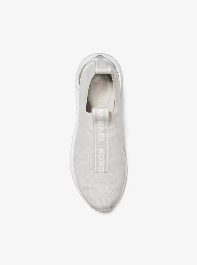 Bodie Logo Embossed Stretch Knit Slip-On Adidasy