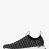 Bodie Metallic Logo Knit Slip-On Sneaker