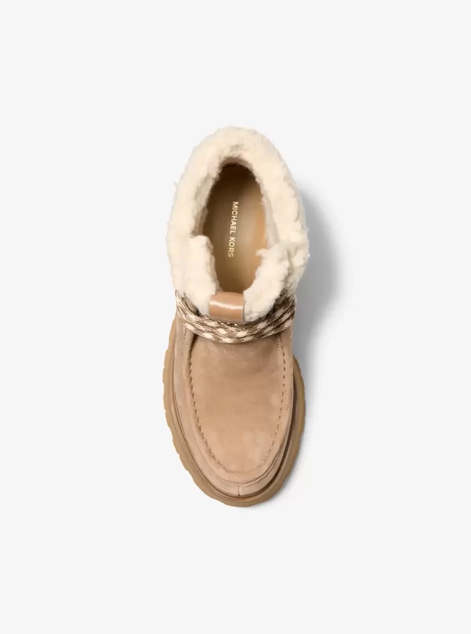 Botki Cade z podszewką z polaru i zamszu