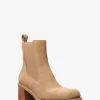 Botki Houston Suede Block Heel Ankle Boots