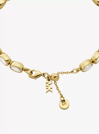 Bransoletka tenisowa z cyrkonii sześciennej platerowanej szlachetnym metalem