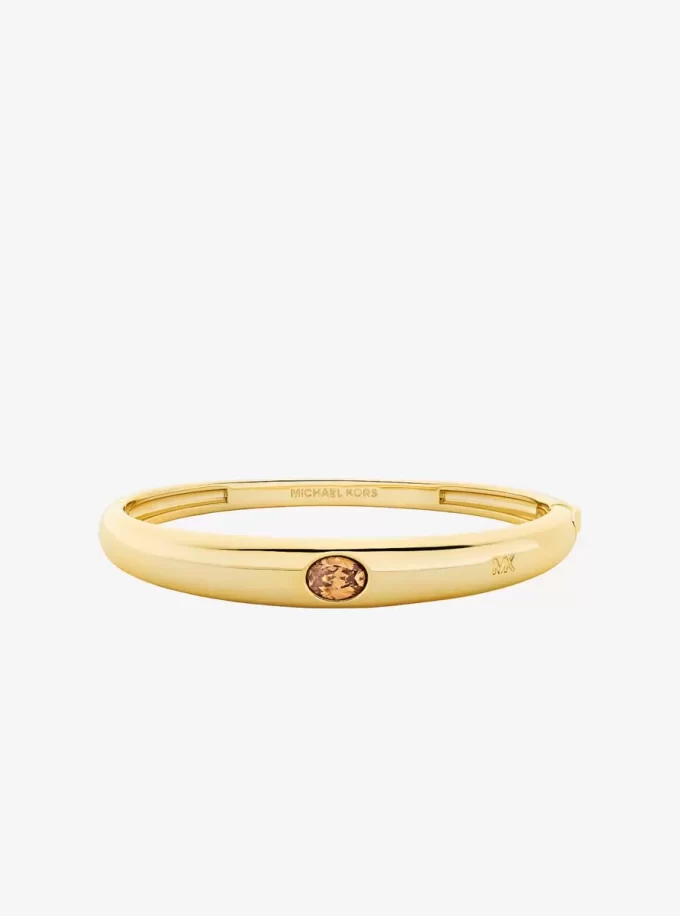 Bransoletka z owalnym kamieniem