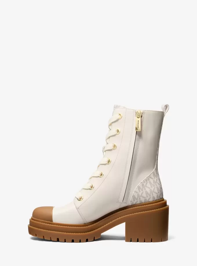 Buty Hanley ze skóry i sygnowanym logo