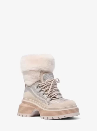 Buty Shiloh Embellished Mixed-Media