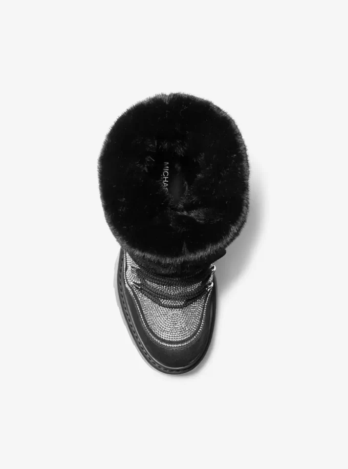 Buty Shiloh Embellished Mixed-Media