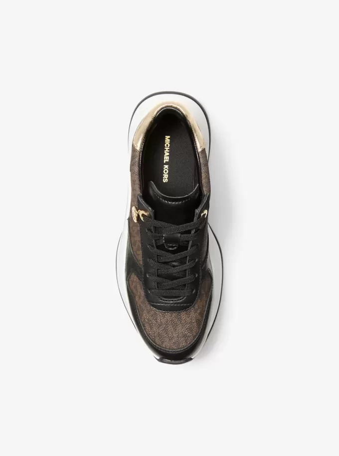 Buty sportowe Arla ze skóry i zamszu