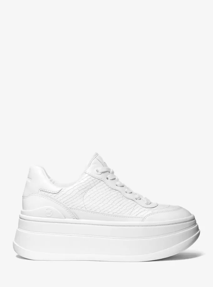 Buty sportowe Hayes Snake Embossed Platform Sneaker