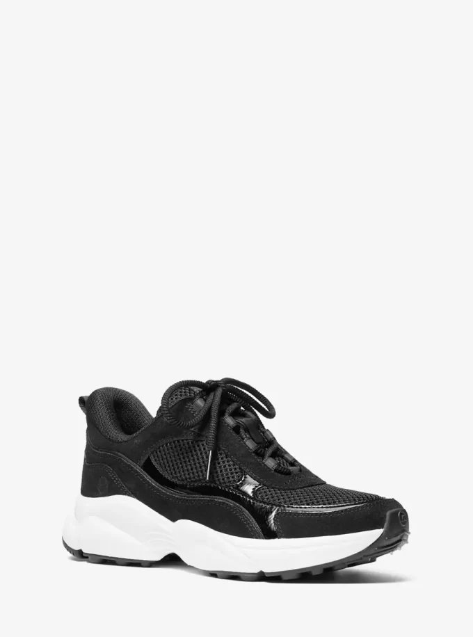 Buty sportowe Katrina ze zamszu i siateczki