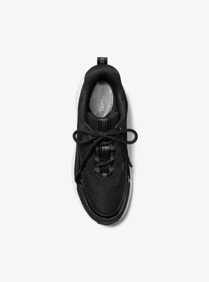 Buty sportowe Katrina ze zamszu i siateczki