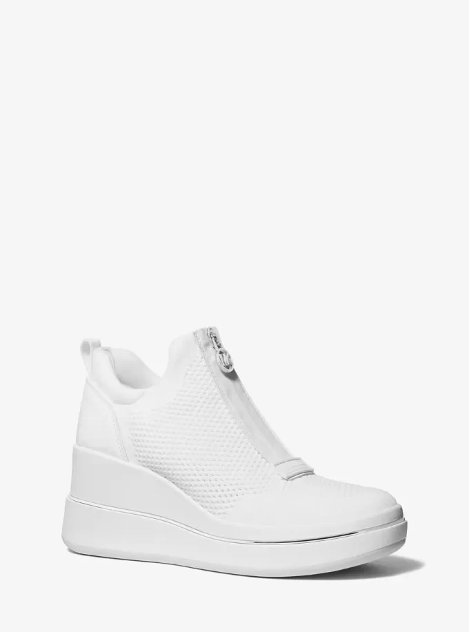 Buty sportowe na koturnach Emmy Mesh Zip-Up