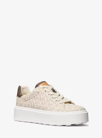 Buty sportowe Romey Two-Tone Platform Sneaker z logo