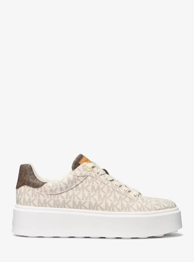 Buty sportowe Romey Two-Tone Platform Sneaker z logo