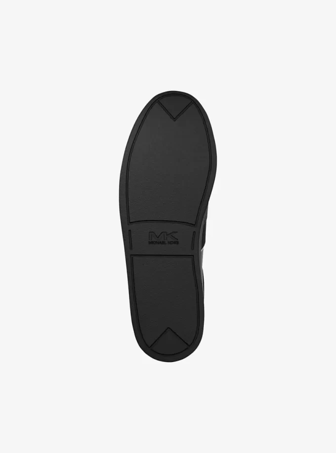 Buty sportowe ze skóry i logo Brady Signature