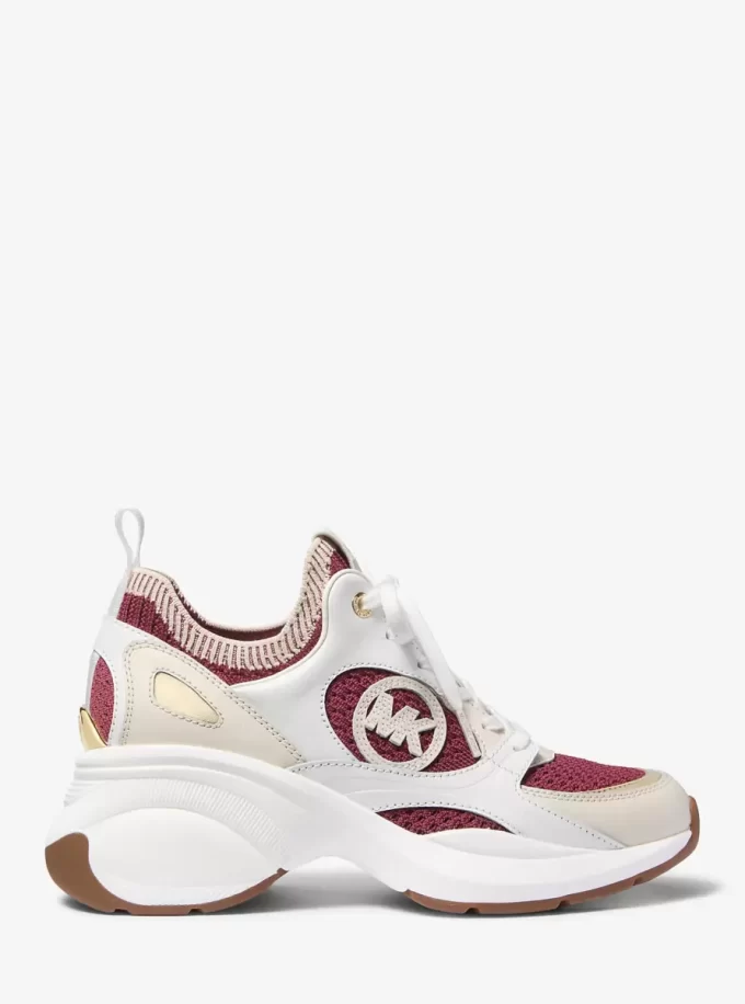 Buty sportowe Zuma Color-Block ze skóry i dzianiny