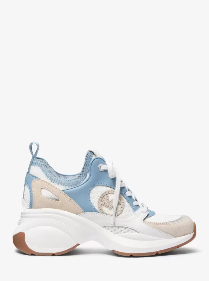 Buty sportowe Zuma Color-Block ze skóry i siateczki