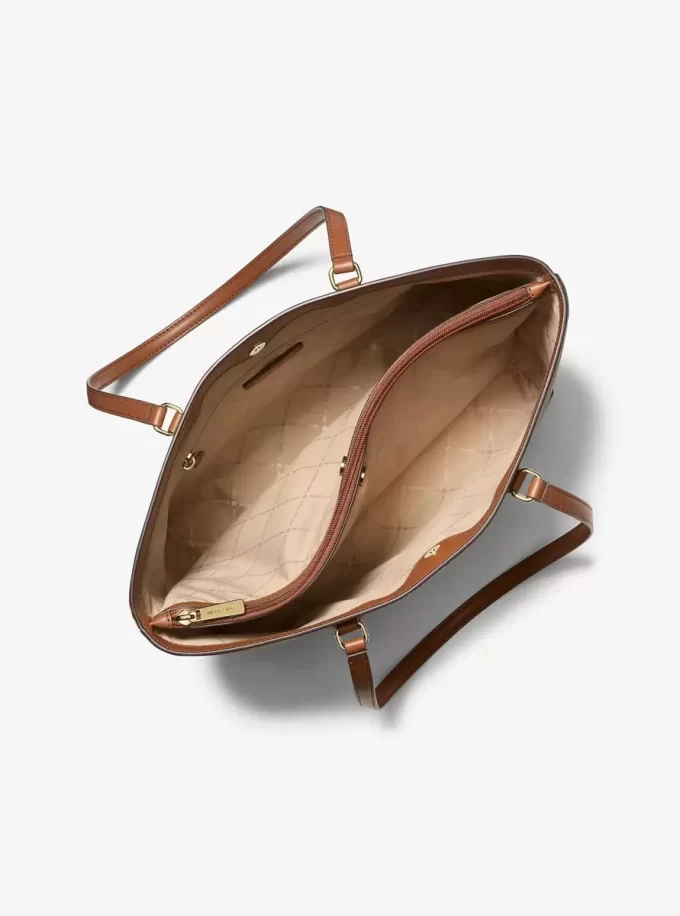 Duża dwukolorowa torba typu tote Sheila z logo