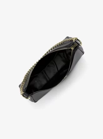 Duża, składana torba typu crossbody Jet Set ze skóry groszkowanej