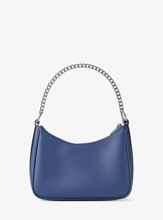 Duża, składana torba typu crossbody Jet Set ze skóry groszkowanej