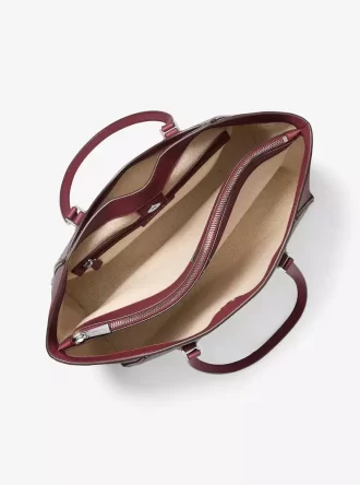 Duża skórzana torba typu tote Taryn