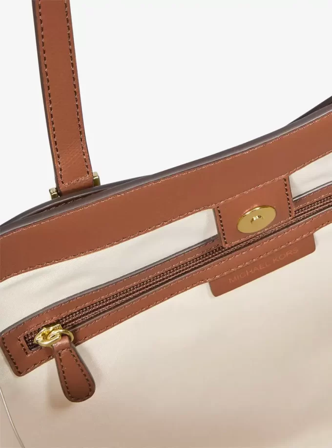 Duża skórzana torba typu tote Taryn