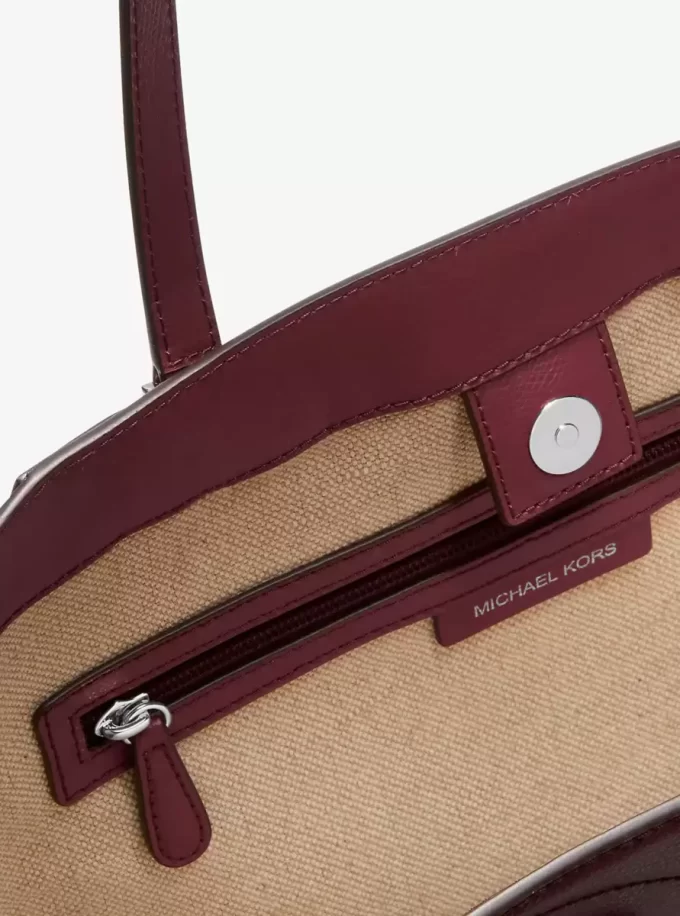 Duża skórzana torba typu tote Taryn