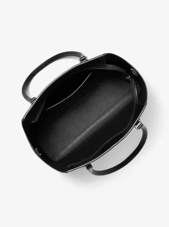 Duża torba Charlotte 3 w 1 ze skóry saffiano