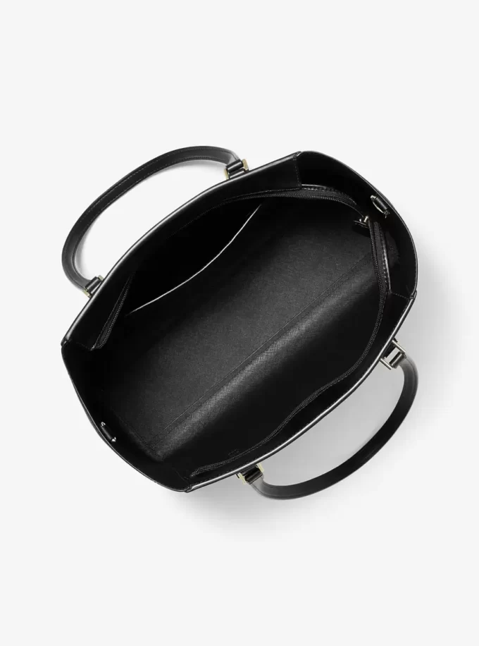 Duża torba Charlotte 3 w 1 ze skóry saffiano