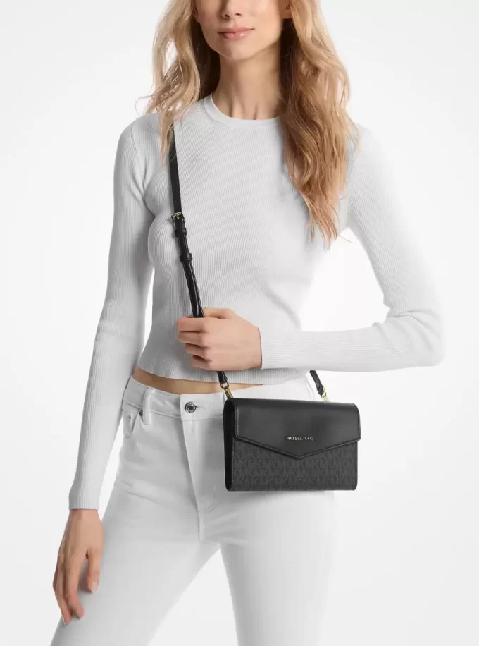 Duża torba Charlotte 3 w 1 ze skóry saffiano