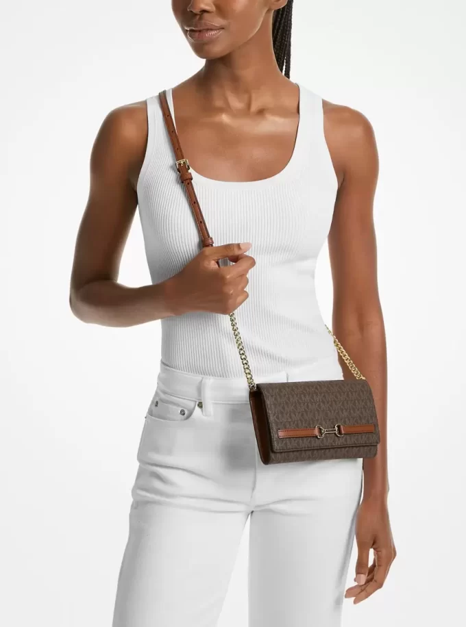 Duża torba crossbody Carson Signature Logo