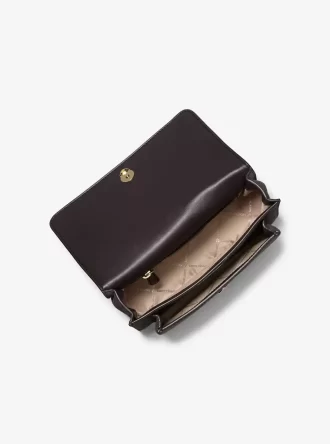 Duża torba na ramię Claire ze zamszu