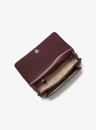 Duża torba na ramię Claire ze zamszu