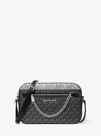 Duża torba na ramię Jet Set z logo Signature