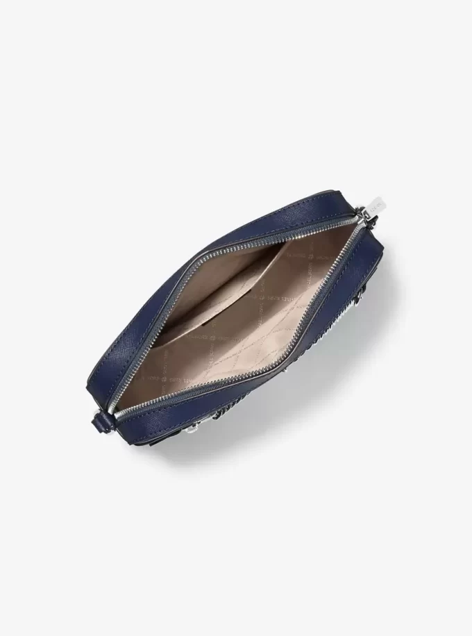 Duża torba na ramię Jet Set ze skóry saffiano