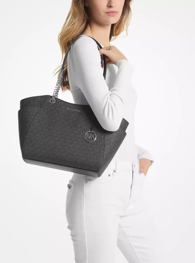 Duża torba na ramię z logo Jet Set