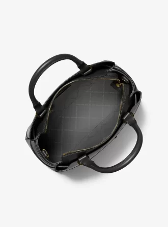 Duża torba skórzana Reed Pebbled