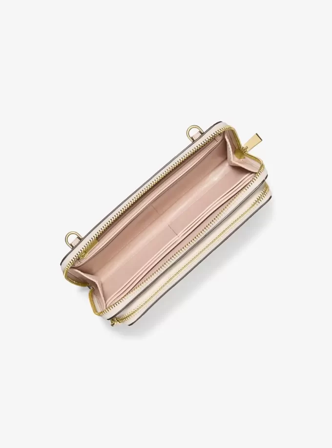 Duża torba typu crossbody Jet Set z logo i podpisem