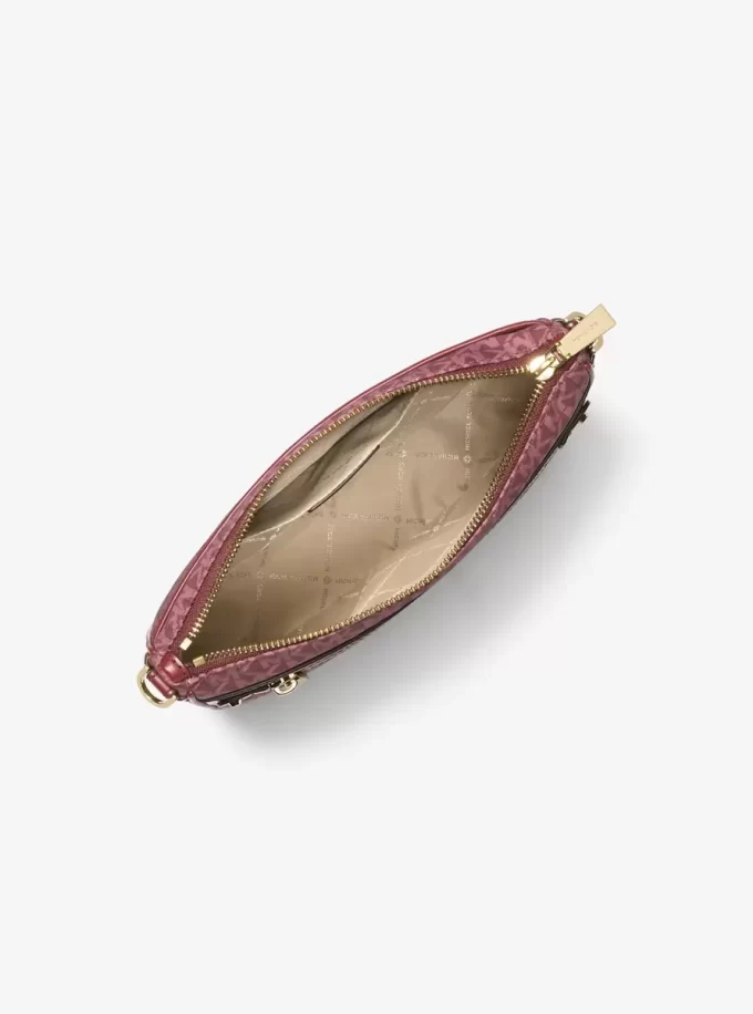 Duża torba typu crossbody Jet Set z nadrukowanym logo