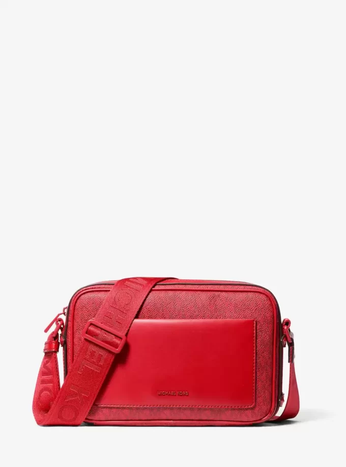 Duża torba typu crossbody z logo Maeve