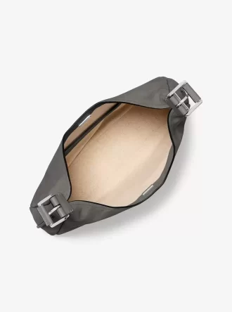 Duża torba typu hobo z nubuku Nolita