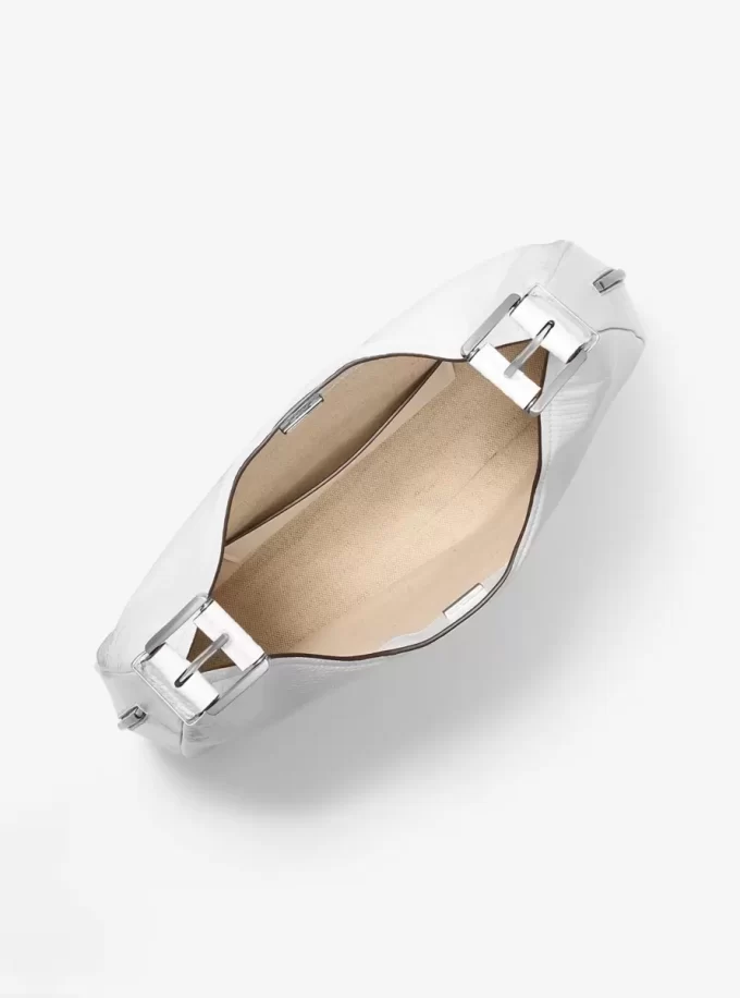 Duża torba typu hobo ze skóry z wytłoczonym wzorem węża Nolita Duża torba typu hobo ze skóry z wytłoczonym wzorem węża Nolita