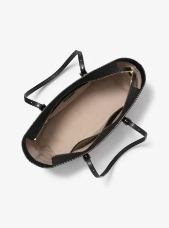 Duża torba typu tote Quinn ze skóry groszkowanej