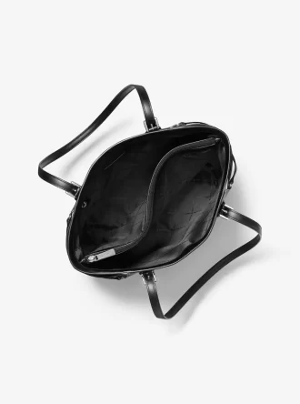 Duża torba typu tote Voyager z metalicznym blokiem kolorów i logo