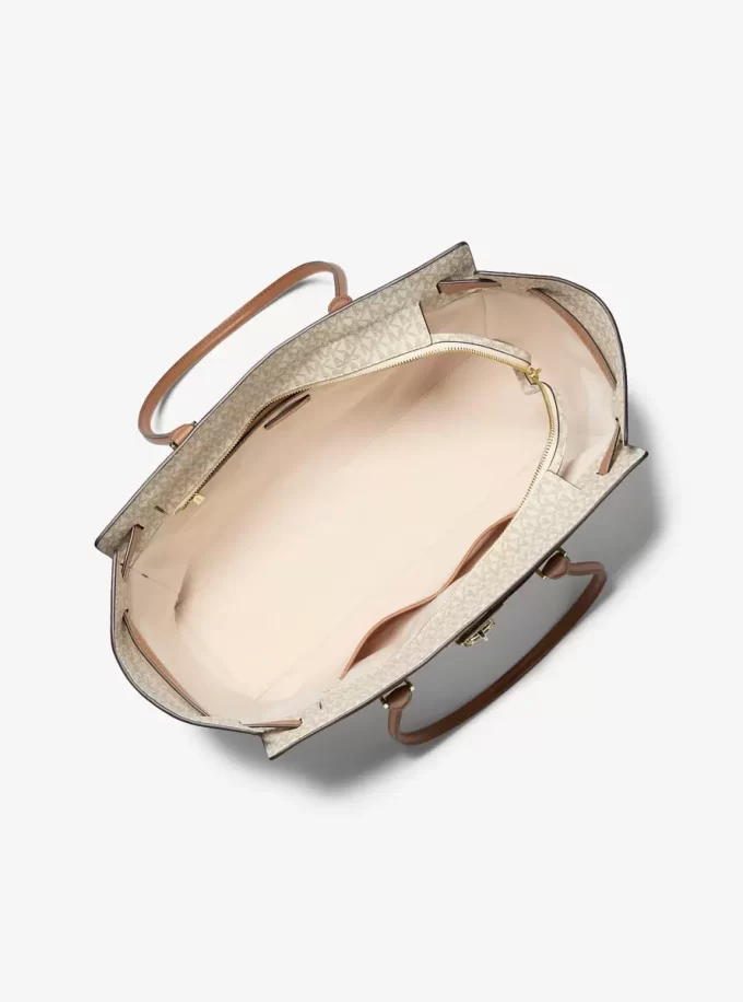 Duża torba typu tote z logo Hamilton Moderne